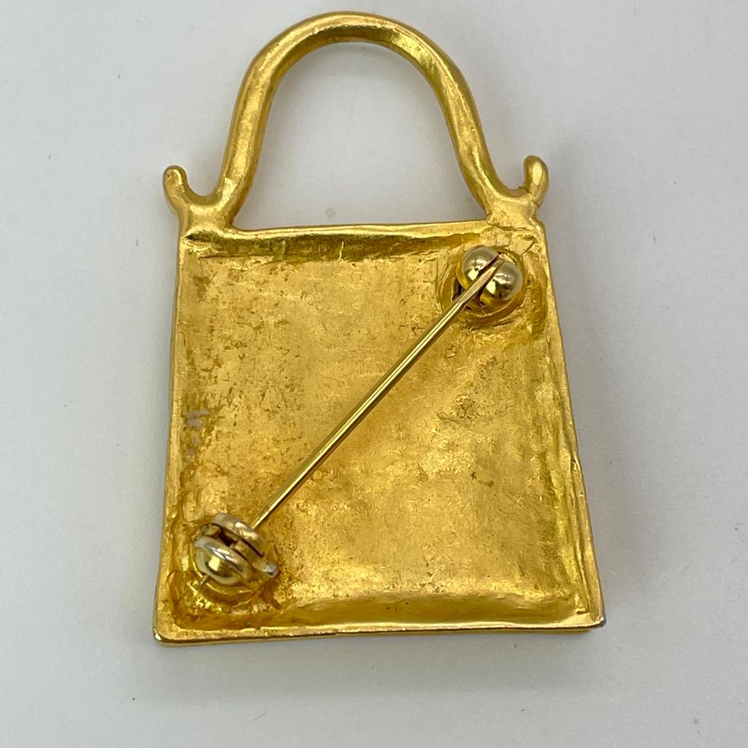 【N68】KARL LAGERFELD　カール・ラガーフェルド　ブローチ