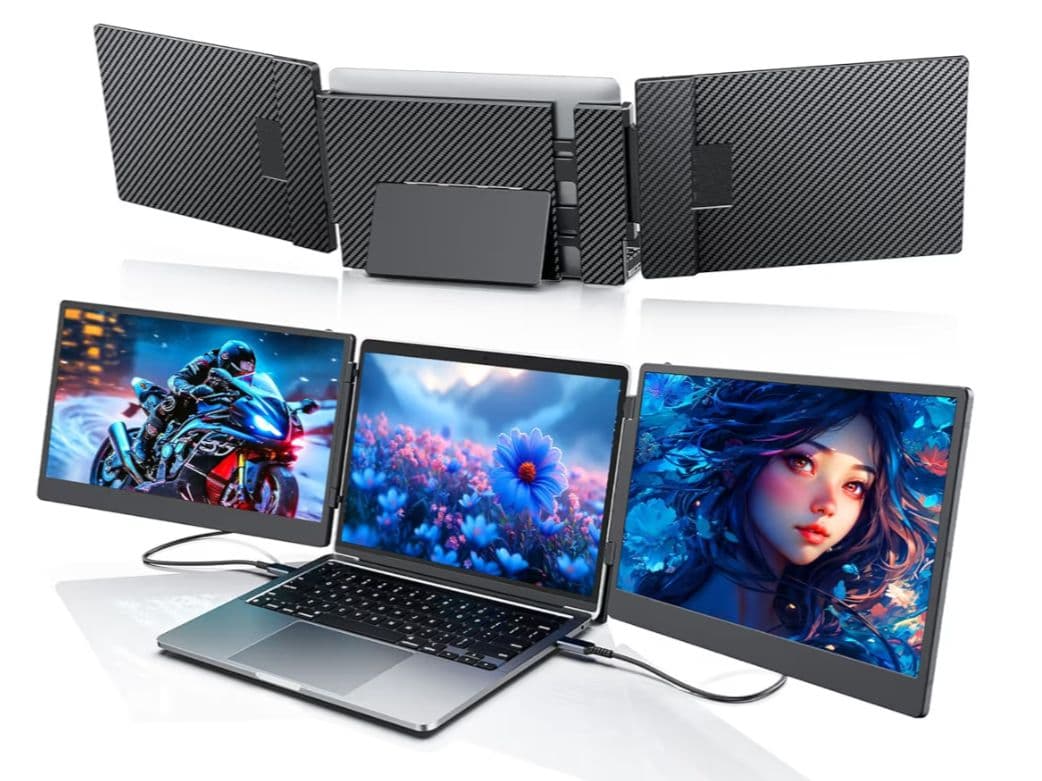 Laptomo デュアル ディスプレイ ダブル モニター 14インチ