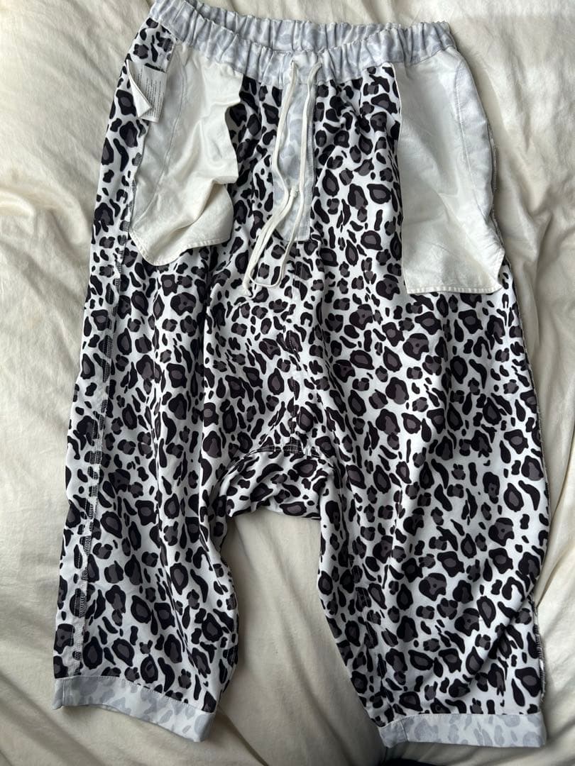 BLACK COMME des GARCONSレオパード サルエルパンツ L