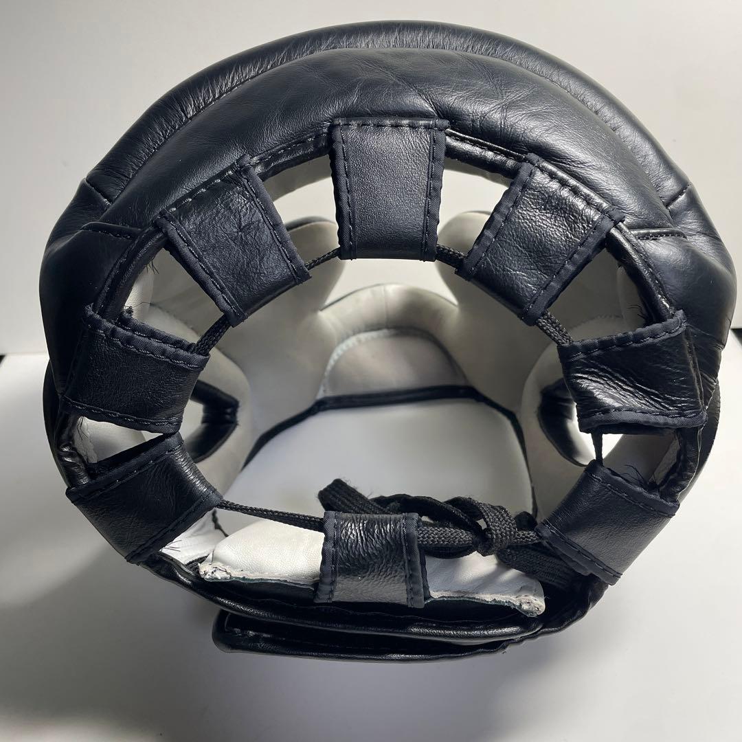 TWINS ヘッドギア M レザー　黒