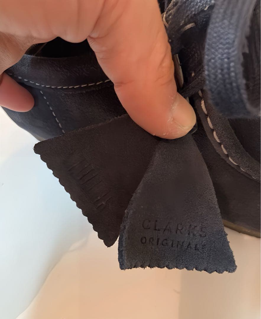 美品 箱付 Clarks ORIGINALS ワラビーブーツ