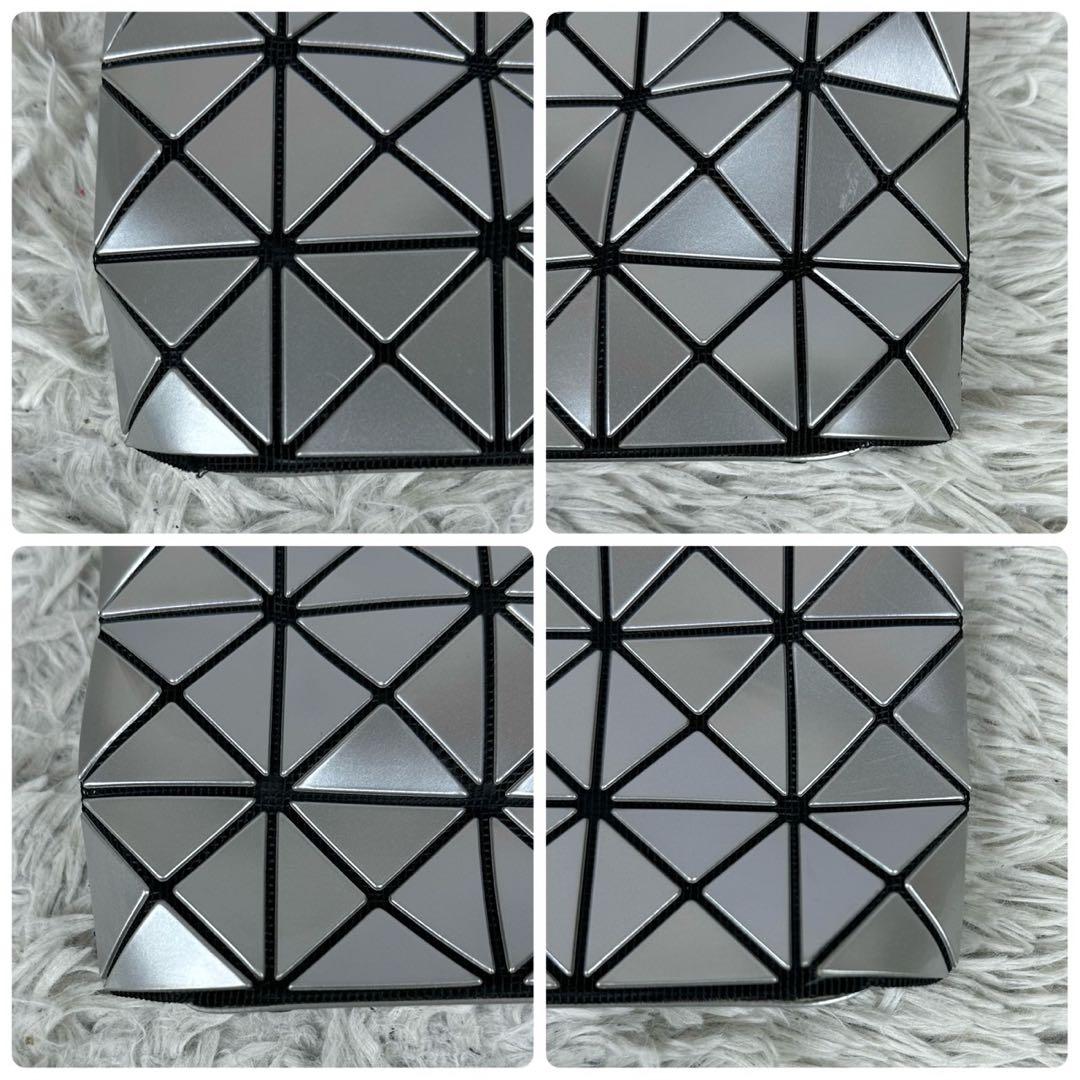 美品 バオバオイッセイミヤケ エナメル ショルダーバッグ ファスナー チェーン