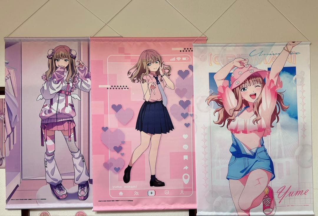 グリッドマンユニバース 南夢芽 アクスタ タペストリー クリアファイル