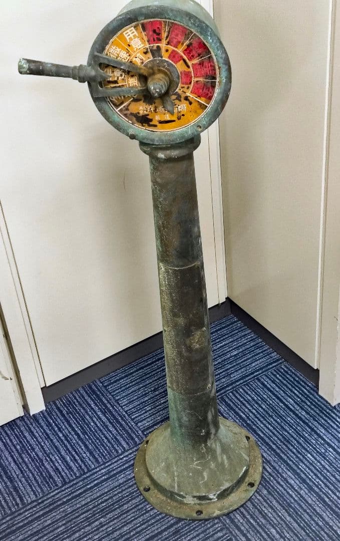 アンティーク 真鍮 エンジン 船舶 トランスメーター（実際に使用されました）