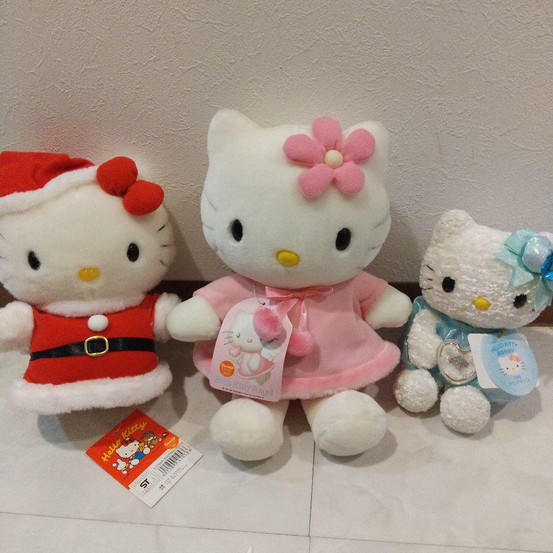 新品　ハローキティ エンジェルキティ ぬいぐるみ　天使の羽　誕生石　クリスマス