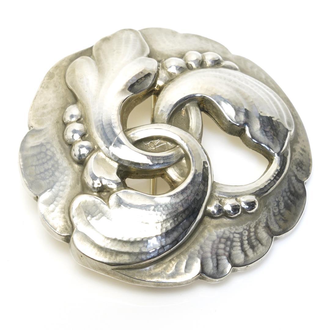 ジョージジェンセン 20 ブローチ フラワー 925  