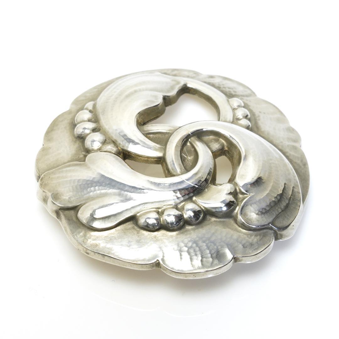 ジョージジェンセン 20 ブローチ フラワー 925  