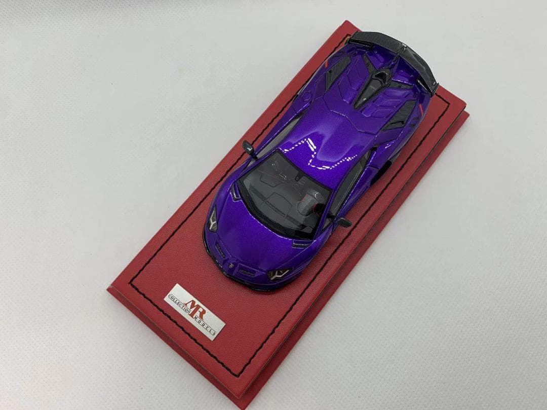 MR 1/43ランボルギーニ Aventador SVJ 紫