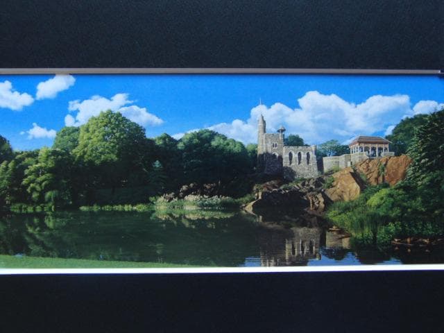 清水悦男、【September ベルベデーレ城】、希少な画集画