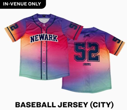 LESSERAFIM ベースボールジャージ シアトル限定