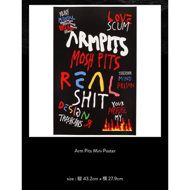 GUCCIGHOST Trevor Andrew Arm Pitsミニポスター