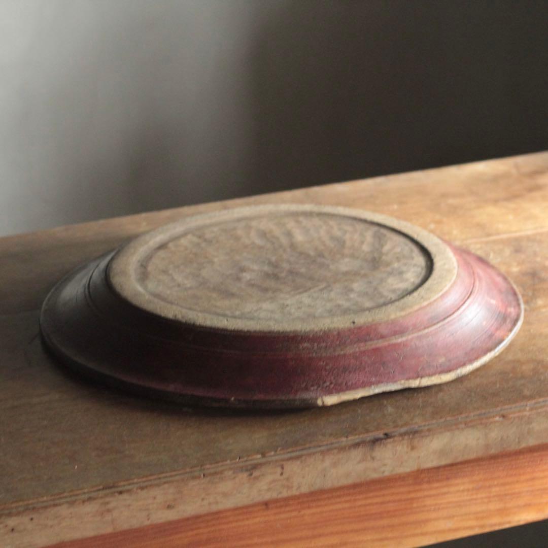 枯れ盆 酒器膳 古道具 アンティーク くり抜き盆 盆