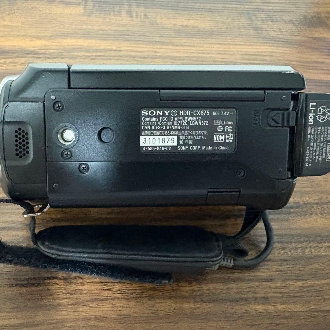 【動作品】SONY HDR-CX675 Handycam CMOSセンサー