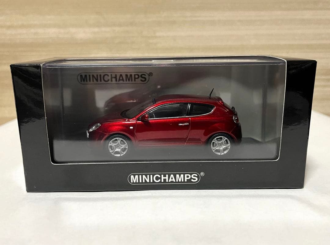ミニチャンプス 1/43 アルファロメオ ミト 2009 レッド・メタリック