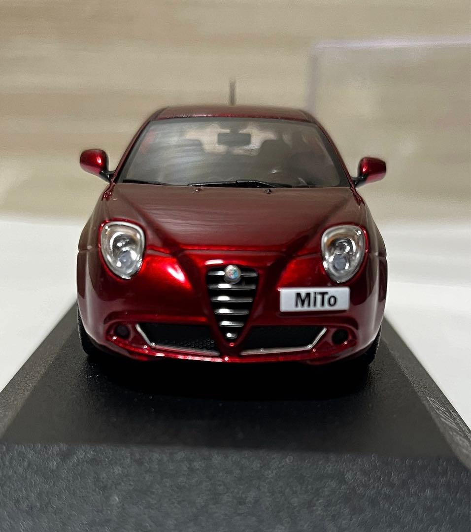 ミニチャンプス 1/43 アルファロメオ ミト 2009 レッド・メタリック