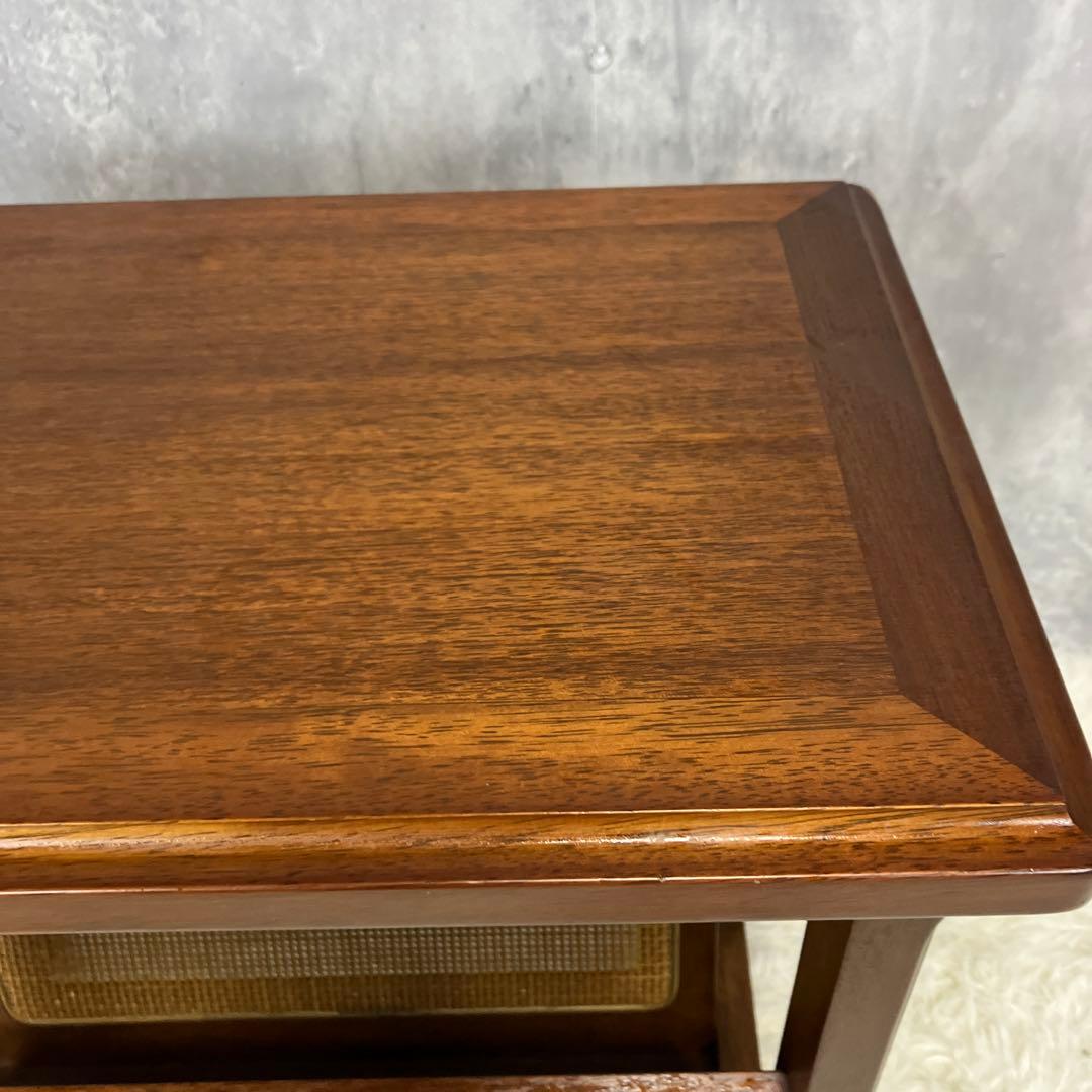 【美品】maruni　マルニ木工　地中海　マガジンラック　サイドテーブル