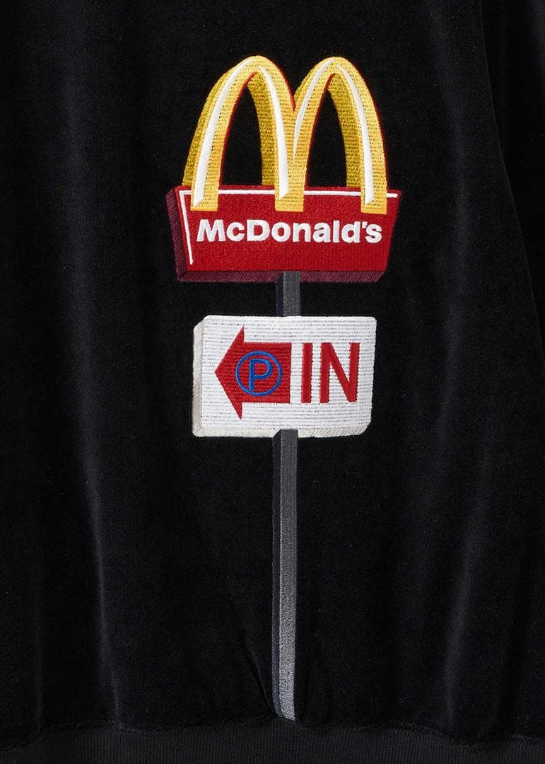 XL　グラニフ　　ベロア　トラックジャケット 　マクドナルド　マック　ブルゾン