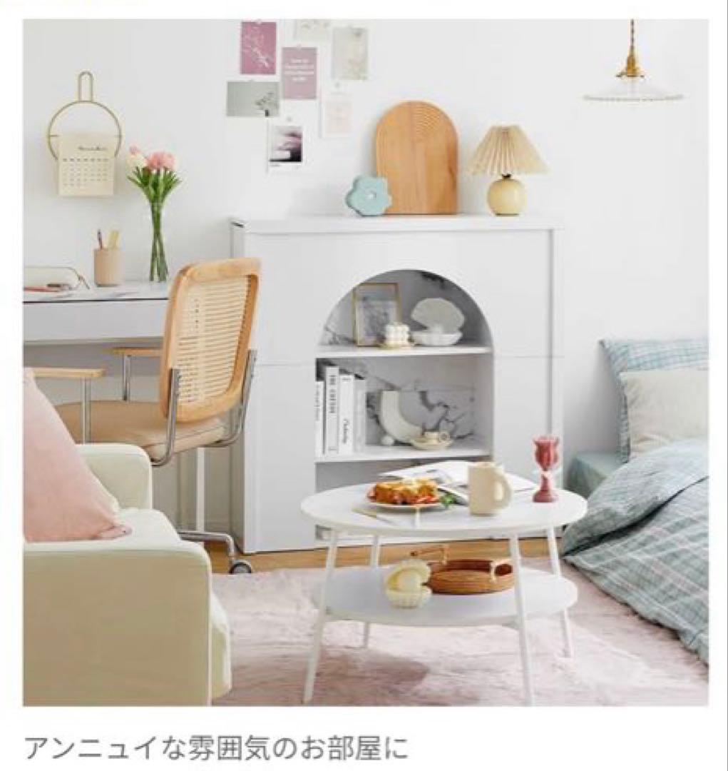 【LOWYA】大理石風マントルピース 韓国インテリア