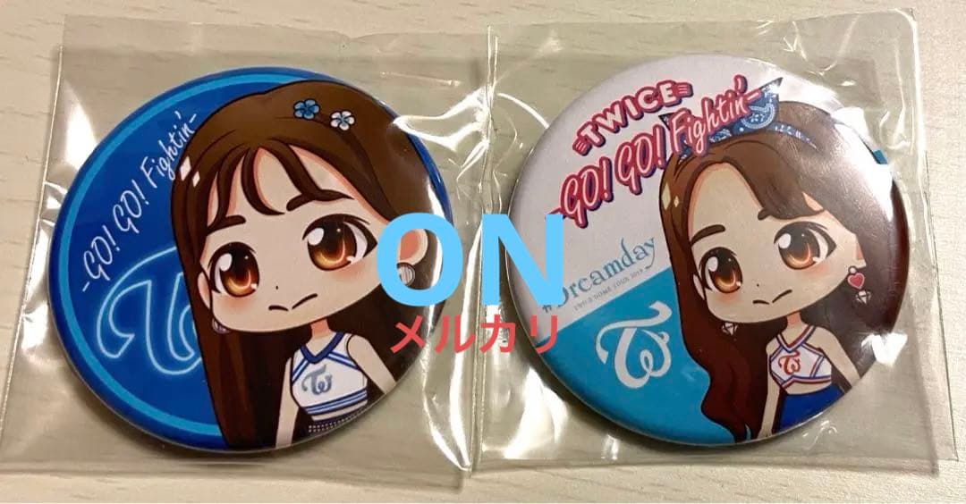 TWICE ナヨン 缶バッジ 缶バッチ ゴーゴーファイティン コンプ 未開封品