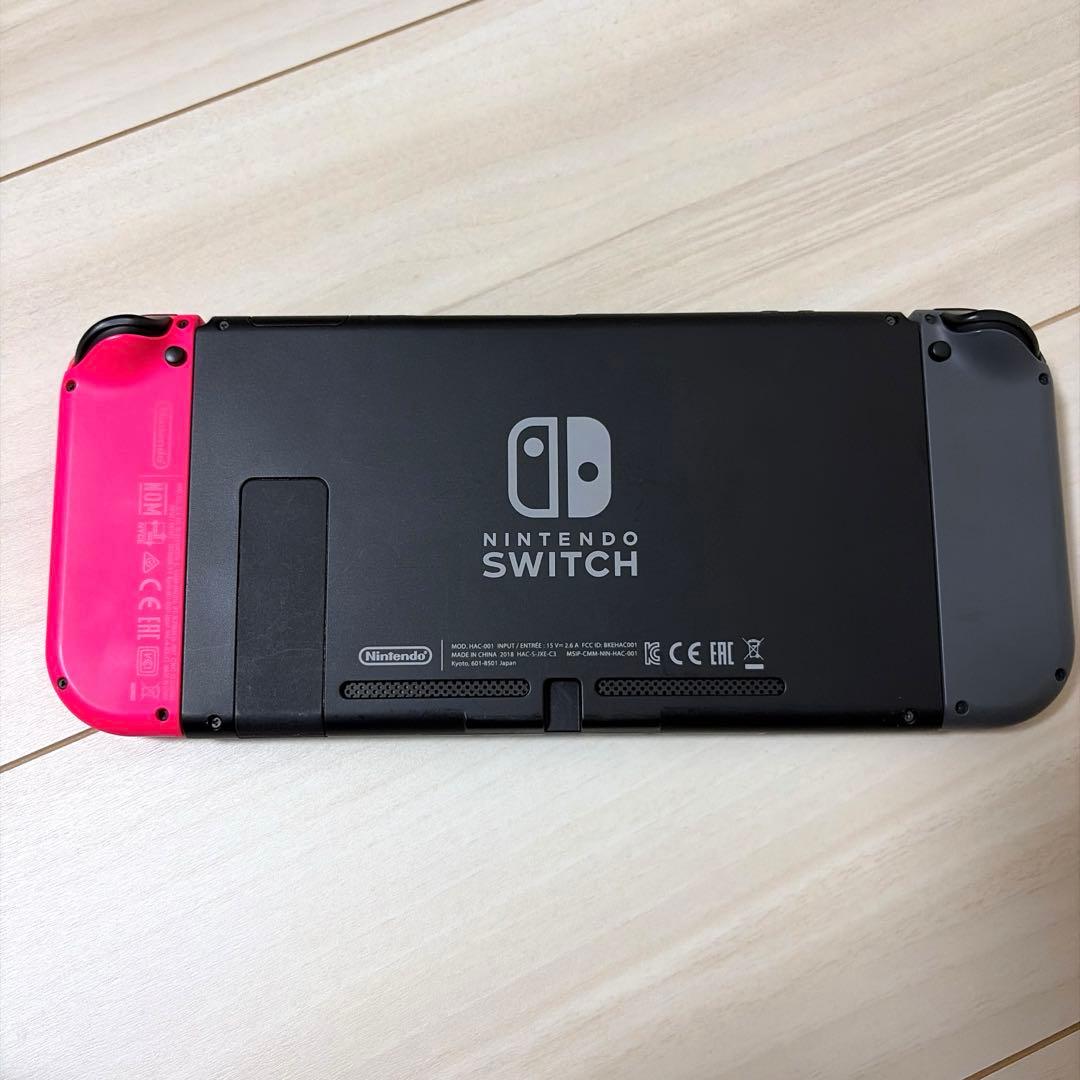 Nintendo Switch 本体 ブラック ピンクジョイコン ホワイト