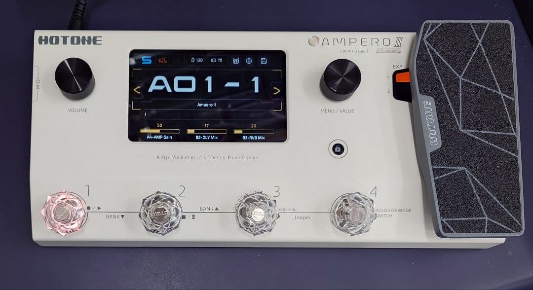 HOTONE AMPEROⅡ ファームウェア最新