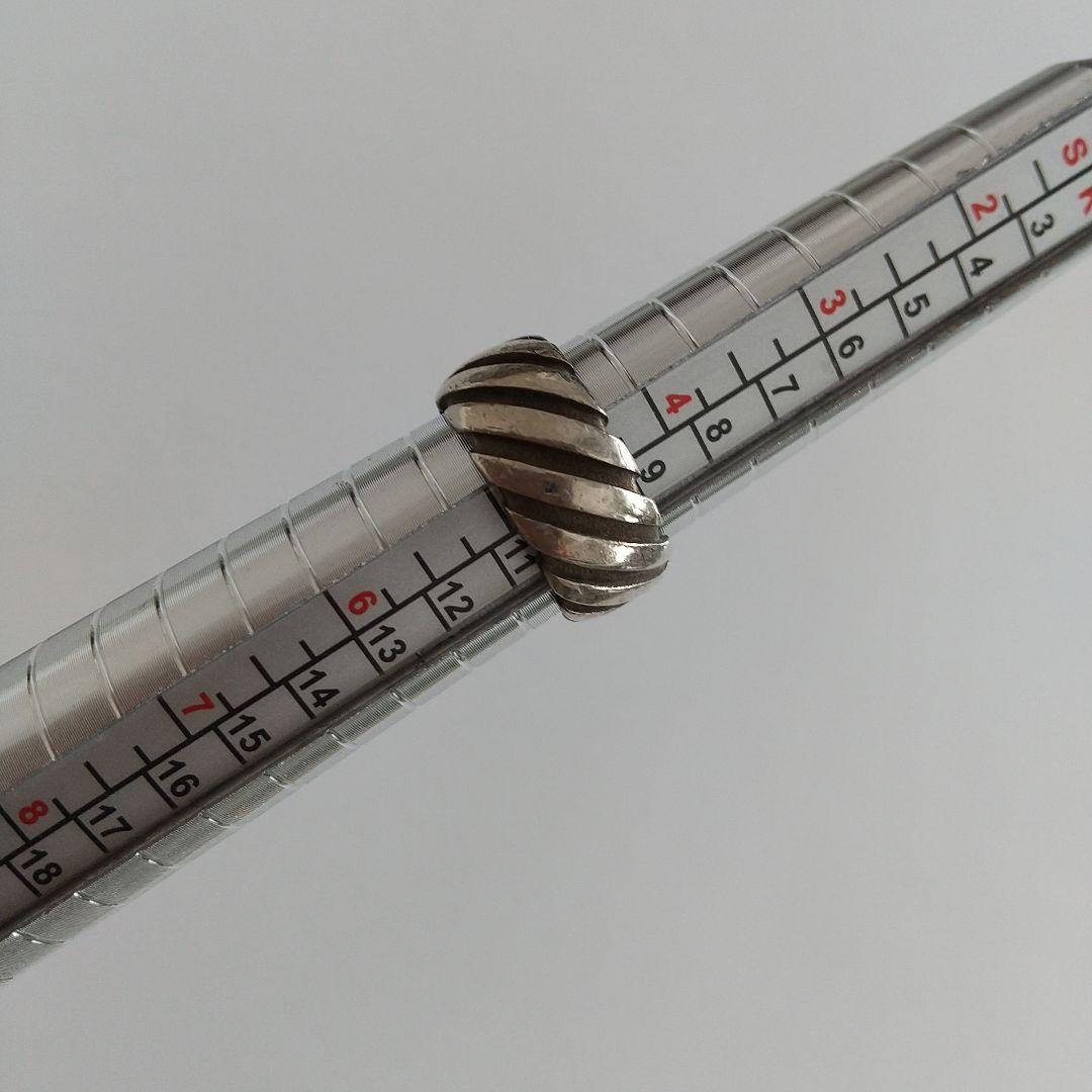 【希少】TIFFANY ツイスト リング スパイラル約10号 SV925