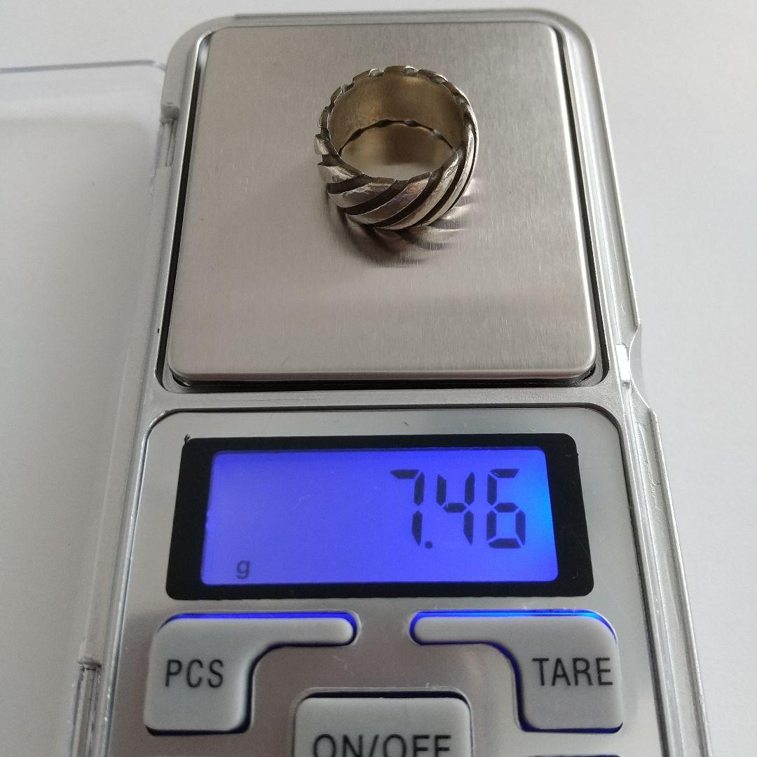 【希少】TIFFANY ツイスト リング スパイラル約10号 SV925