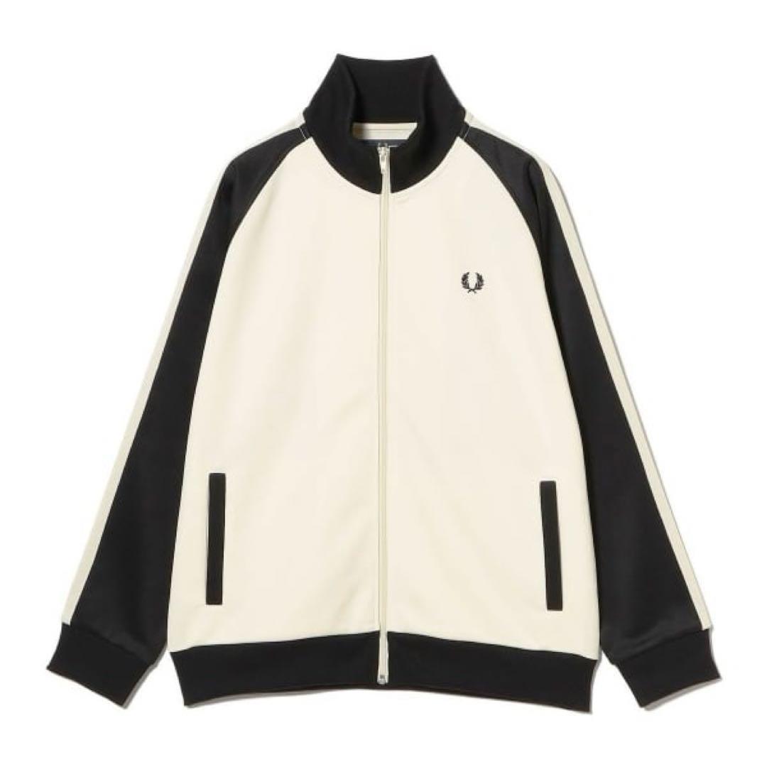 FRED PERRY×BEAMS 別注 トラックジャケット ホワイト サイズM