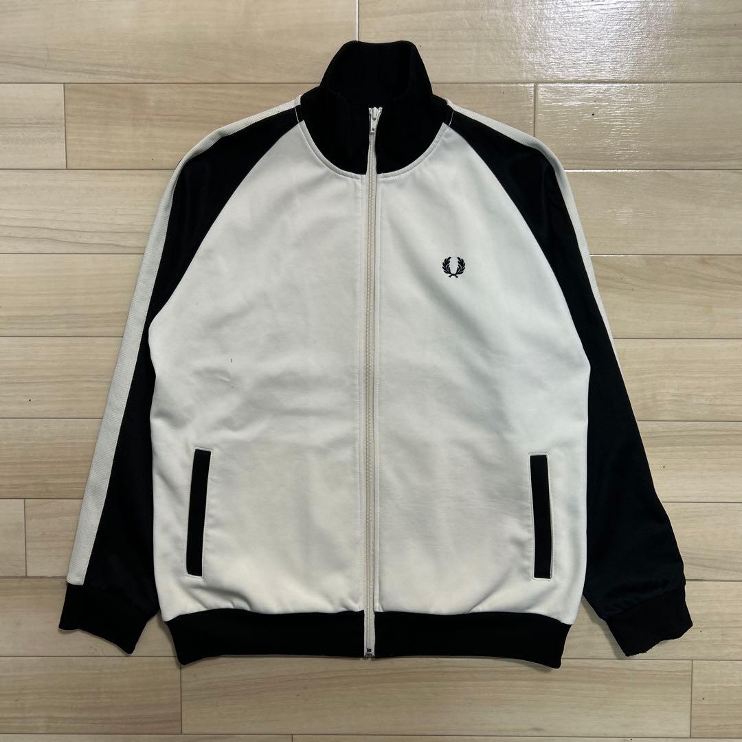 FRED PERRY×BEAMS 別注 トラックジャケット ホワイト サイズM