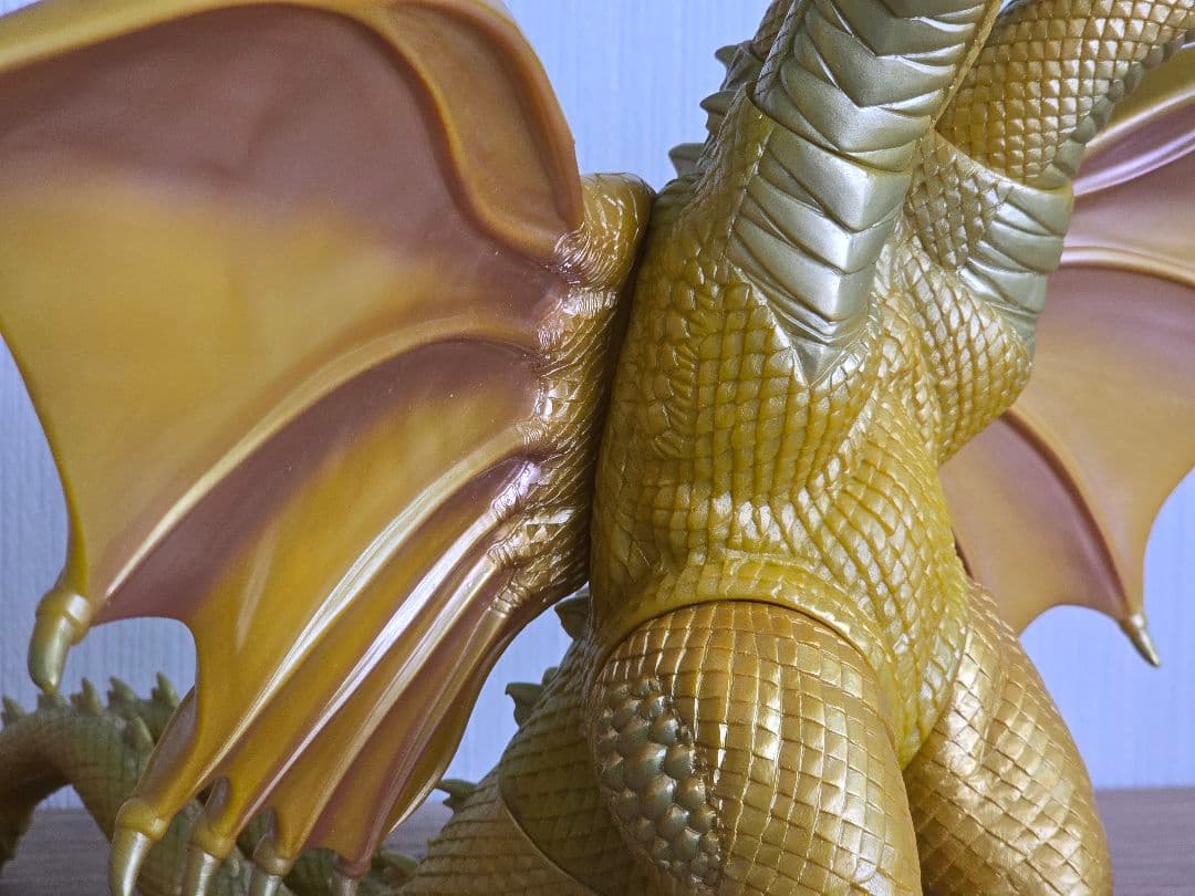 箱付き★キングギドラ ソフビ フィギュア 約460ミリ