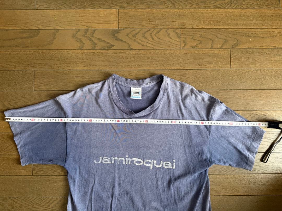 ジャミロクワイJamiroquai 90sヴィンテージ　Tシャツ　ダメージ