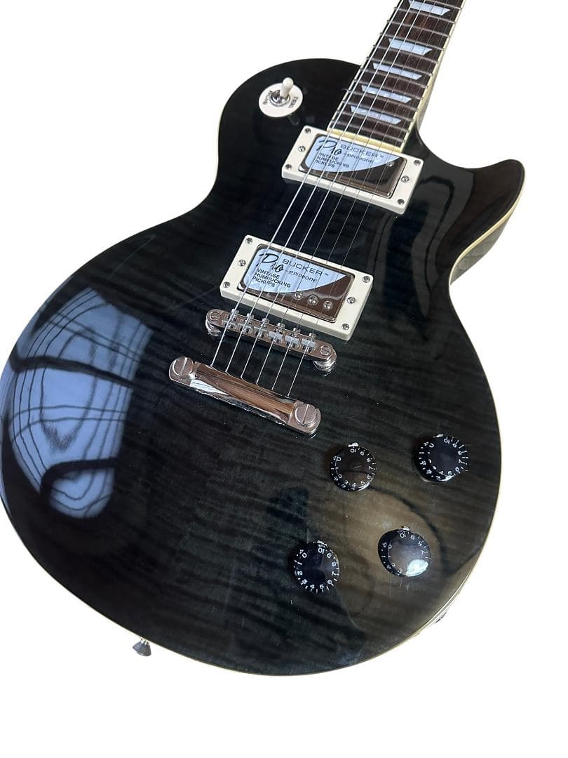 ギブソンケース付き Fシリアル Epiphone レスポール ブラック