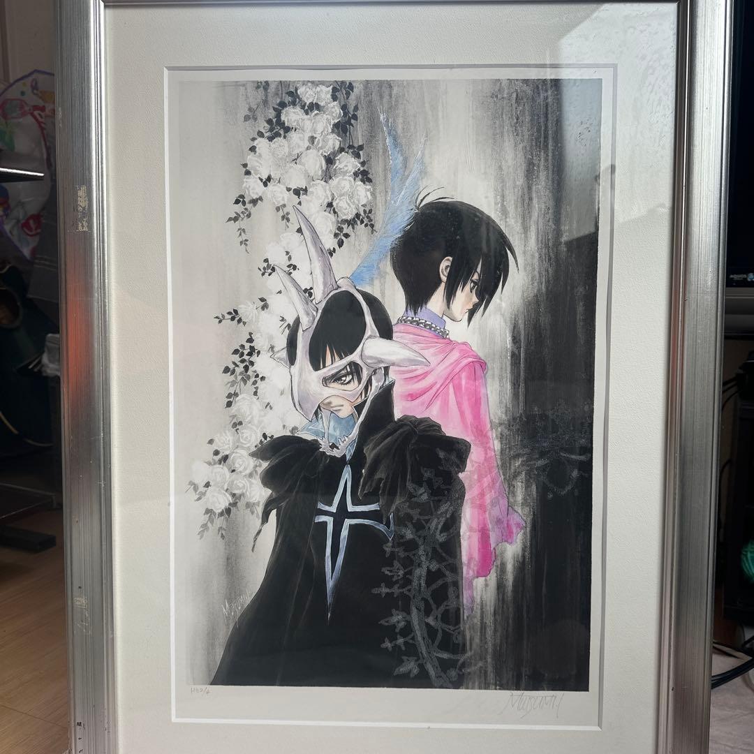 希少品　いのまたむつみ版画　作品名画集用描きおろし