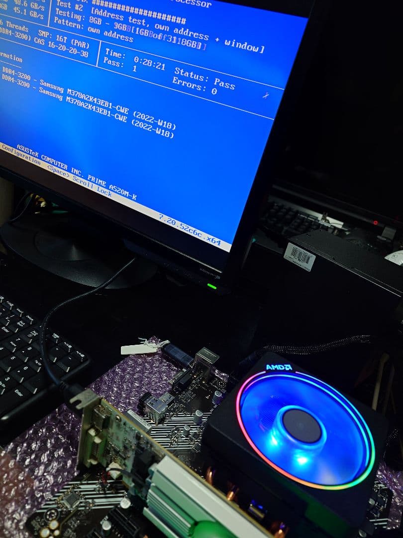 Samsung DDR4 3200 16GB ×2 計 32GB 【動作確認済】