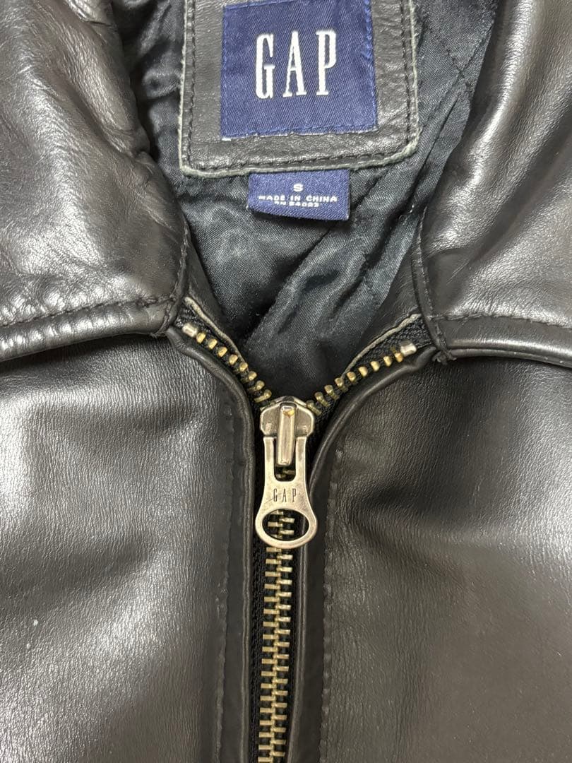 00s old Gap レザージャケット　レザースイングトップ　短丈
