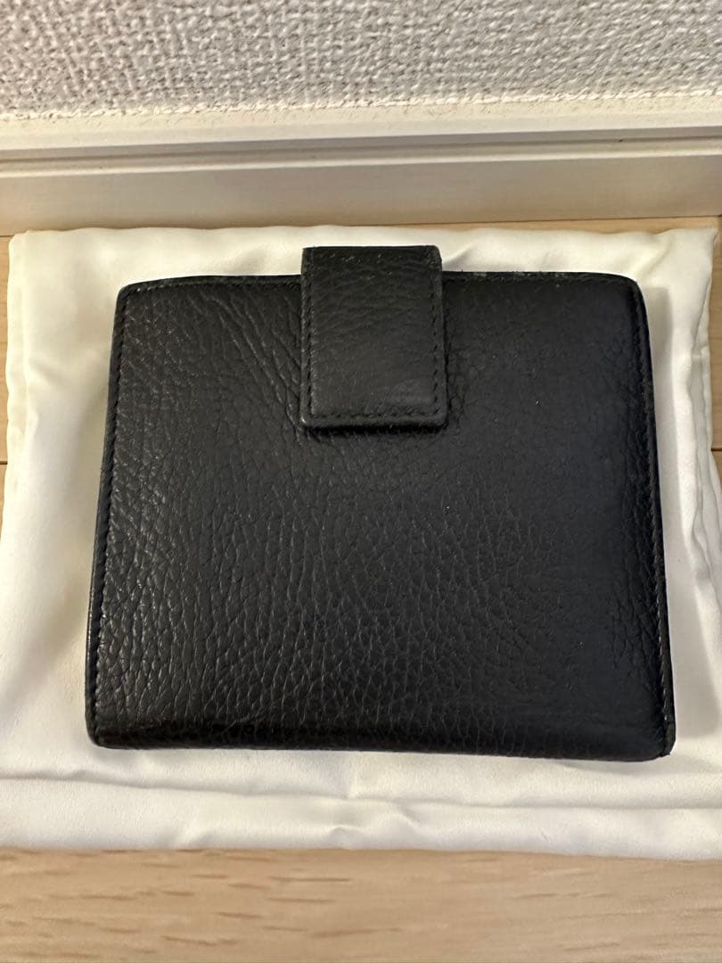 GUCCI マーモント 二つ折り財布 ブラック