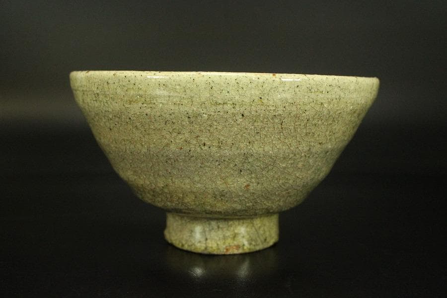 茶道具 高麗窯 高麗井戸茶碗 煎茶 箱入 (メ390)