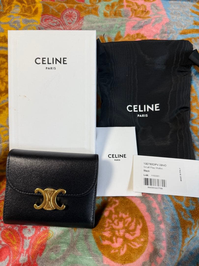 みCELINE フラップウォレット　トリオンフ