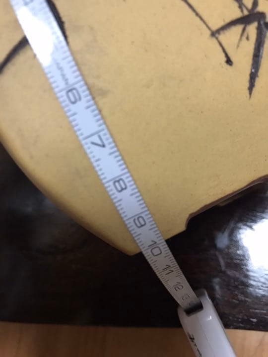 盆栽鉢　時代小品盆栽鉢白正方鉢梅図竹図中国