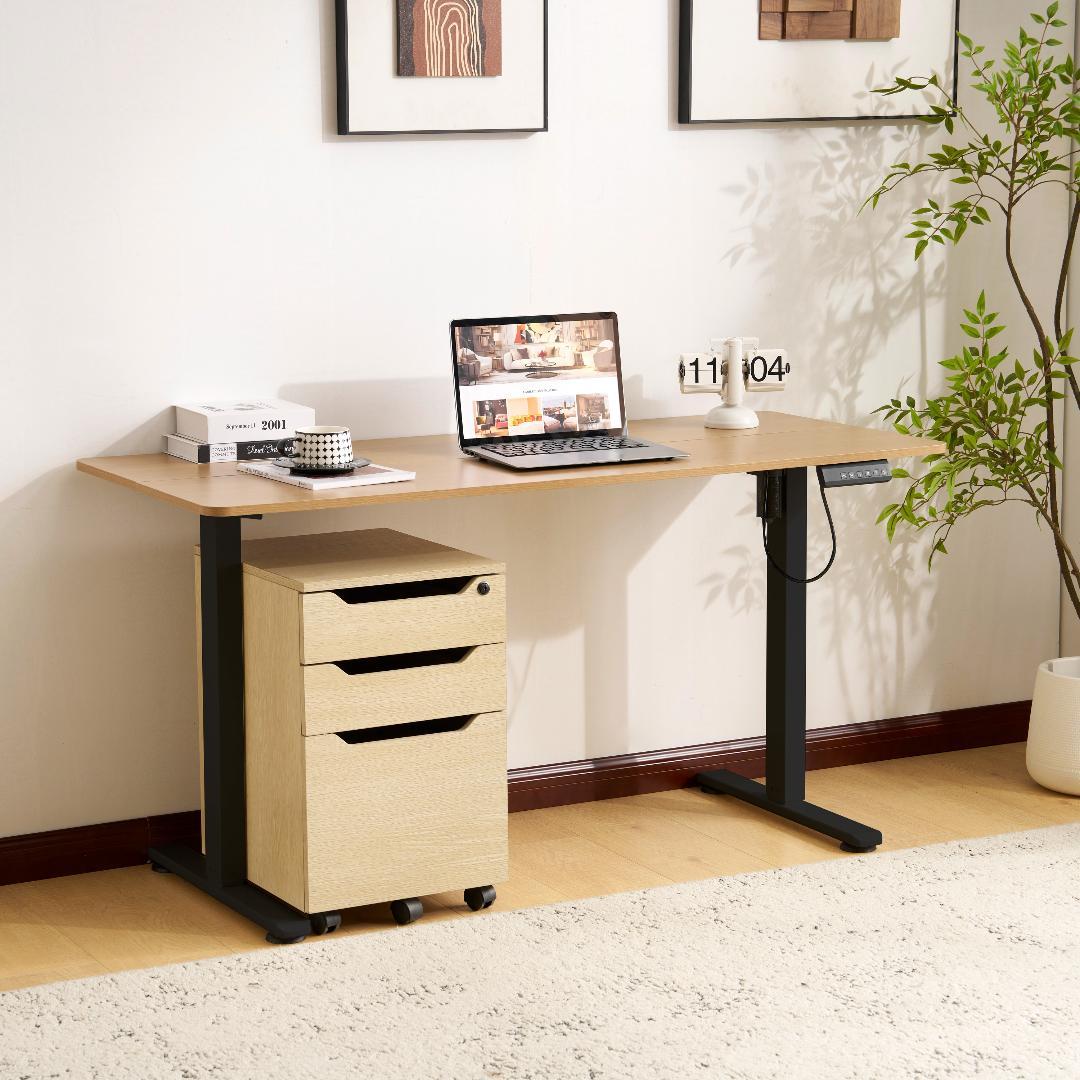 電動昇降デスク スタンディングデスク 電動 幅140cm 昇降式テーブル