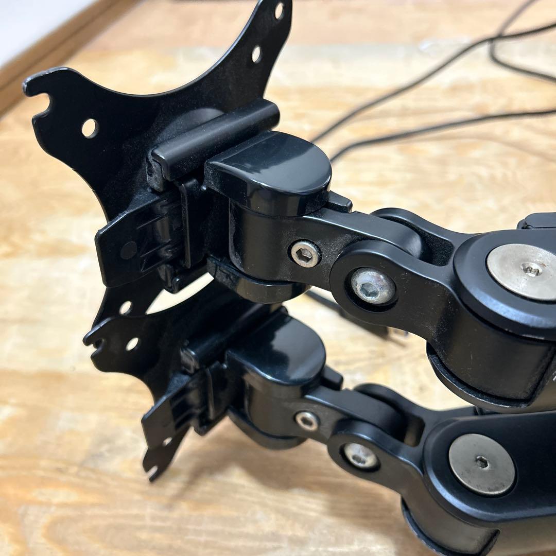 Bauhütte ブラック モニターアーム　bauhutte 3面用アーム