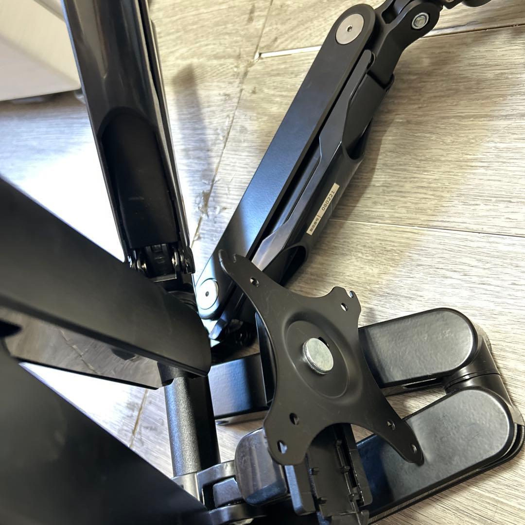 Bauhütte ブラック モニターアーム　bauhutte 3面用アーム