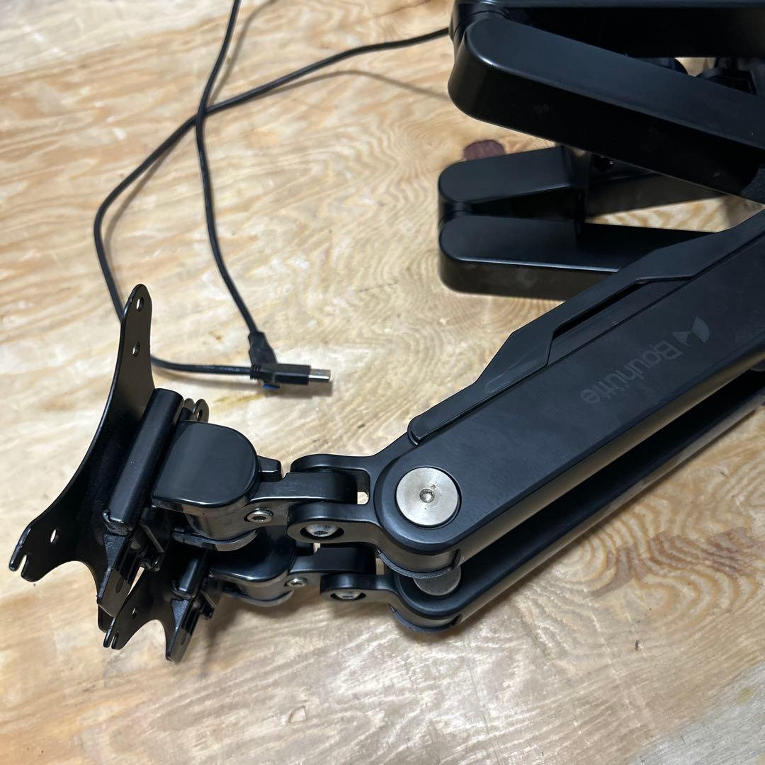 Bauhütte ブラック モニターアーム　bauhutte 3面用アーム