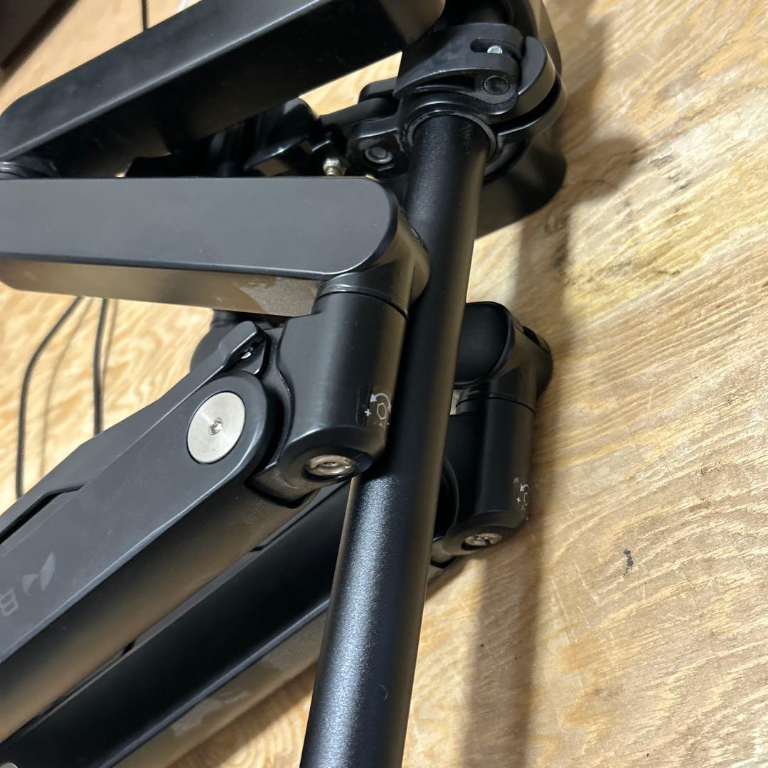 Bauhütte ブラック モニターアーム　bauhutte 3面用アーム