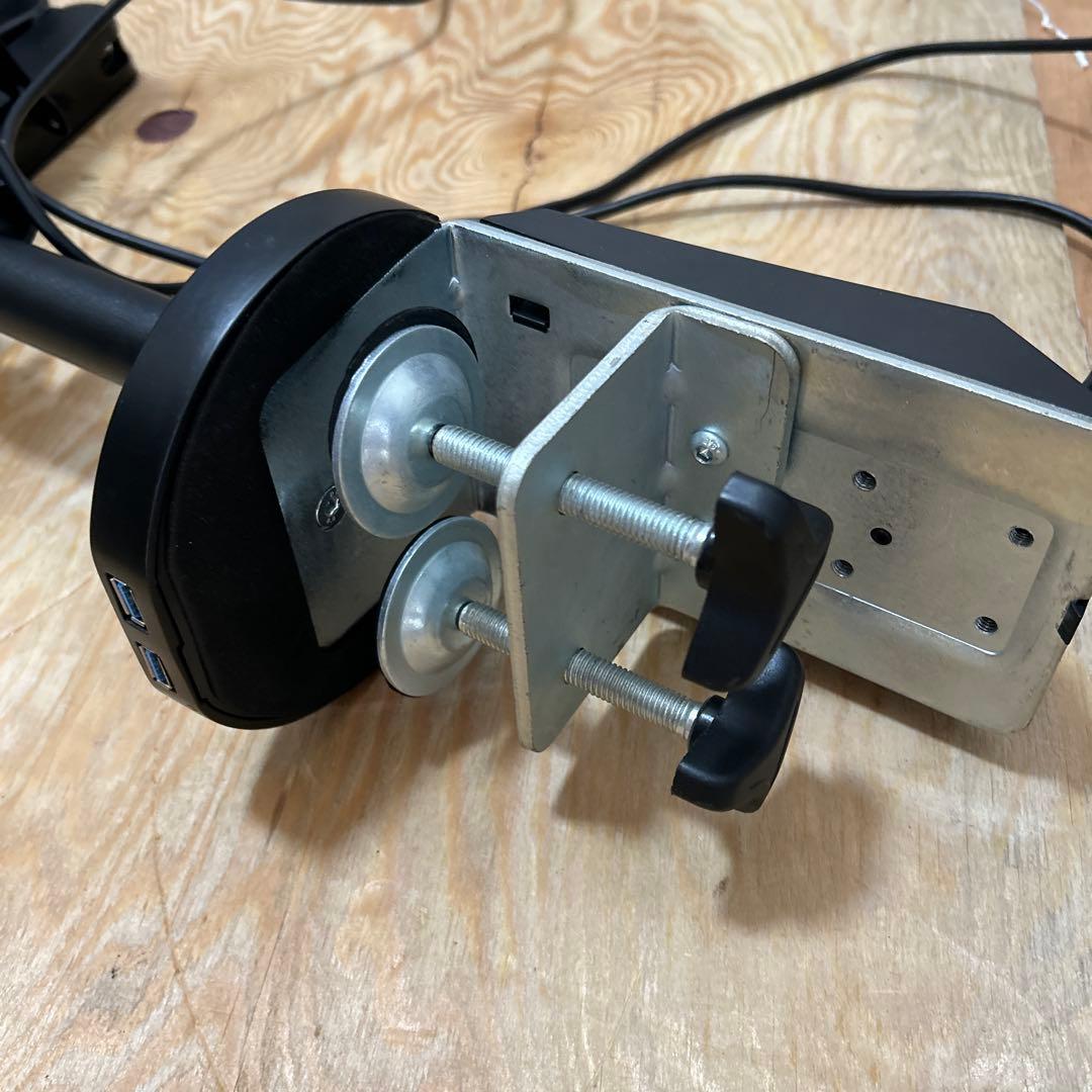 Bauhütte ブラック モニターアーム　bauhutte 3面用アーム