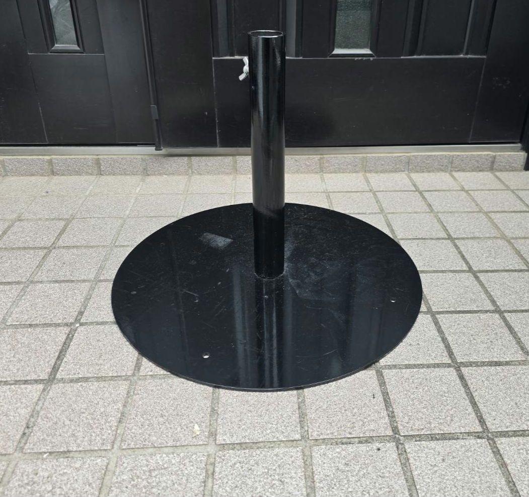 野点傘　傘立て　立台　スタンド　鉄製