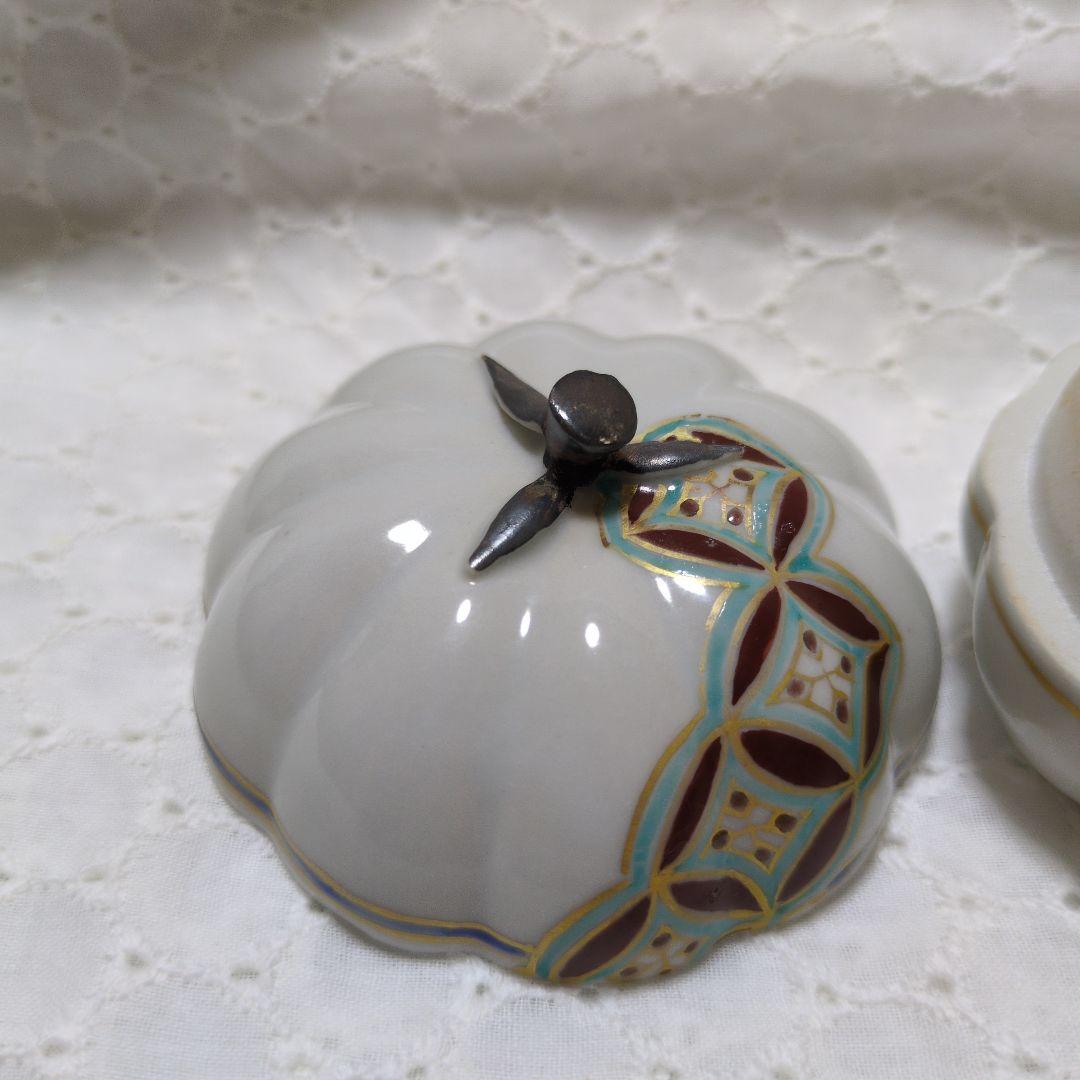 九谷　長左　香合