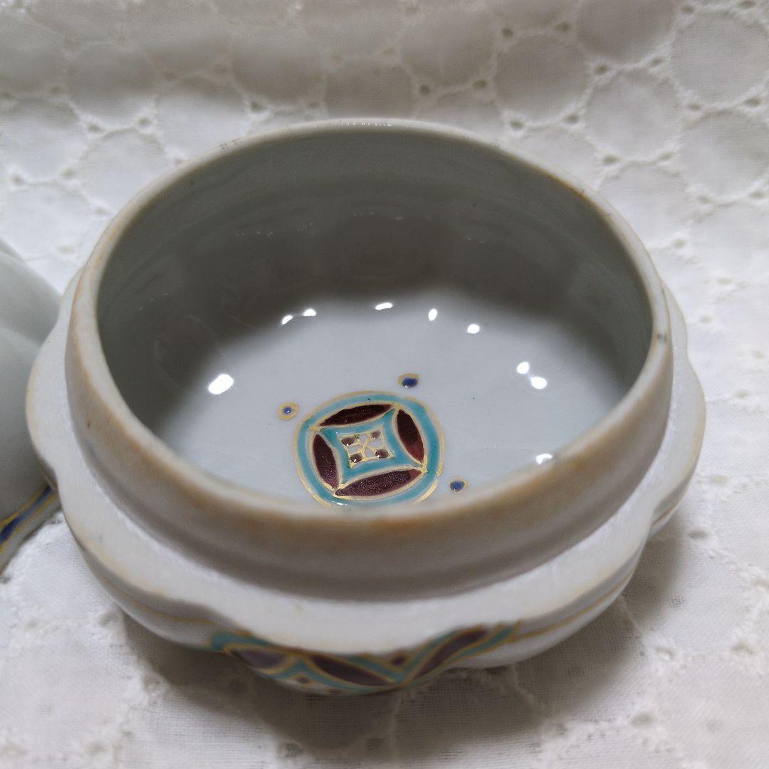 九谷　長左　香合