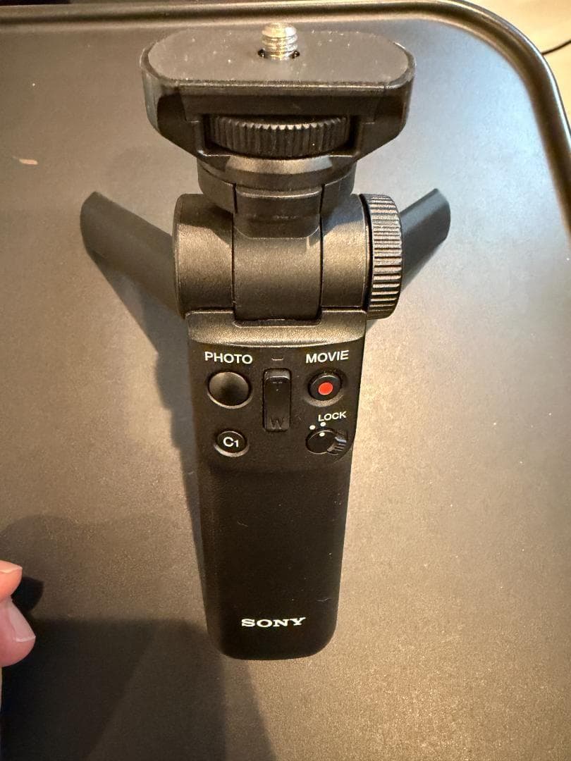 美品 SONY VLOGCAM ZV-1 ホワイト シューティンググリップ付き