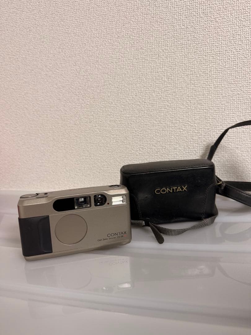 ［極美品］動作確認済み　CONTAX T2 コンパクトフィルムカメラ ケース付き